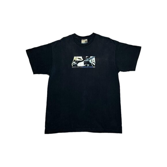 Y2K Eric Clapton 2001 Tour T-Shirt - Picture 1 of 5